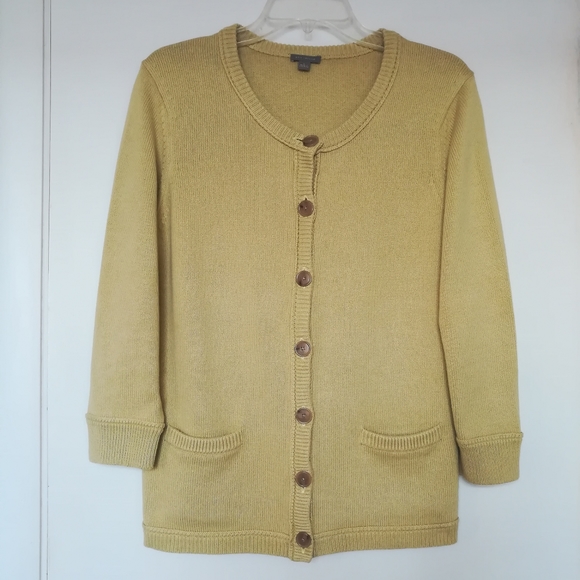 Ann Taylor Sweaters - Ann Taylor light green cardigan size L